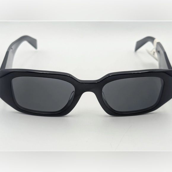 PRADA black frame Sunglasses Model: SPR17W-F 1AB-5S0 - Picture 2 of 11